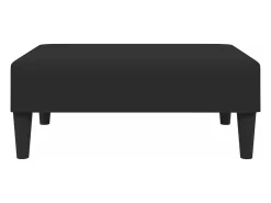 2 peças conjunto de sofás veludo preto