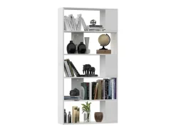 Adrik Estantería/divisor madera contrachapada blanco 80x24x159cm