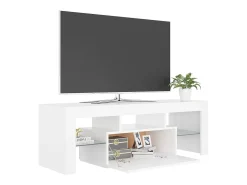 Aiden Mueble para TV con luces LED blanco 120x35x40 cm