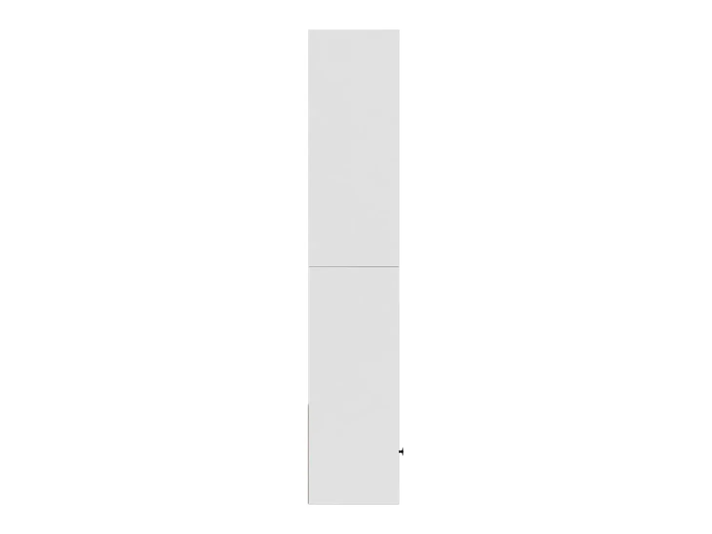 Allentown Estantería de madera de ingeniería blanca 40x36x189 cm