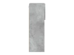 Almar Mueble para TV con luces LED gris hormigón 40,5x30x90 cm