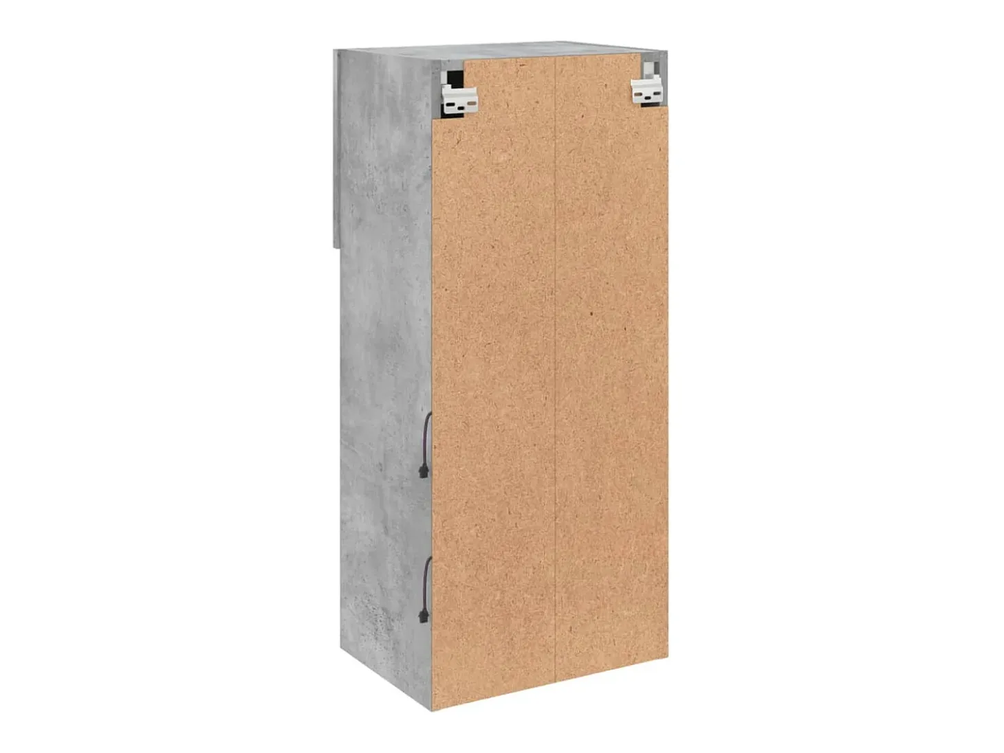 Almar Mueble para TV con luces LED gris hormigón 40,5x30x90 cm