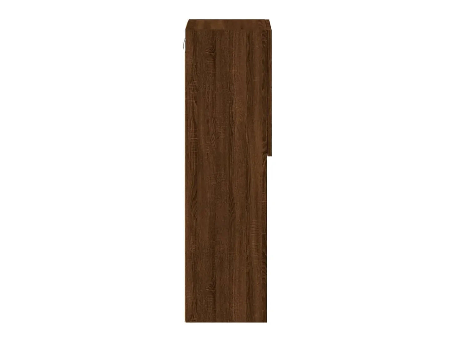 Almar Mueble para TV con luces LED roble marrón 30,5x30x102 cm