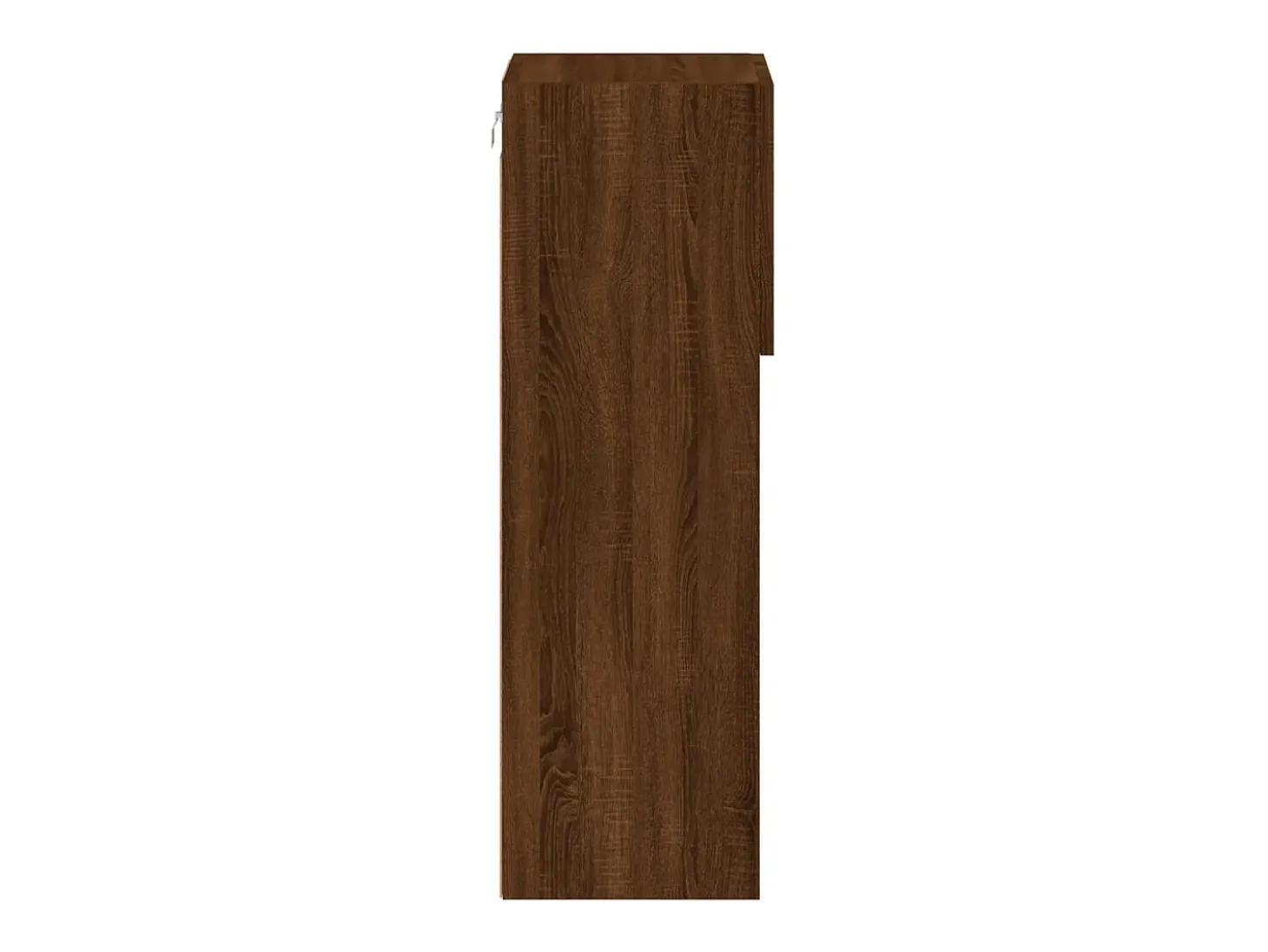 Almar Muebles de TV con luces LED 2 uds marrón roble 30,5x30x90 cm