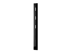 Alti perchero de pared lacado diseño blanco negro - Negro