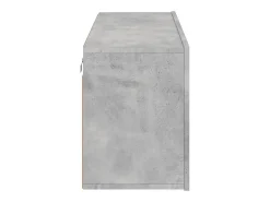 American Canyon Mueble para TV de pared gris hormigón 100x30x41 cm