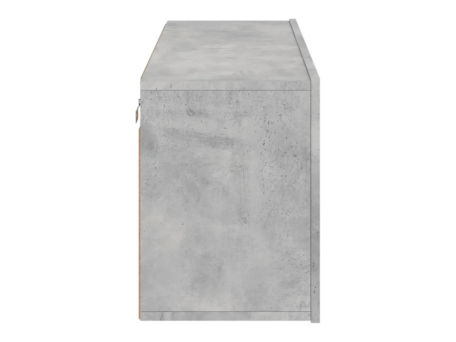 American Canyon Mueble para TV de pared gris hormigón 100x30x41 cm