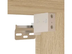 American Canyon Mueble para TV de pared roble Sonoma 100x30x41 cm