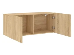 American Canyon Mueble para TV de pared roble Sonoma 100x30x41 cm