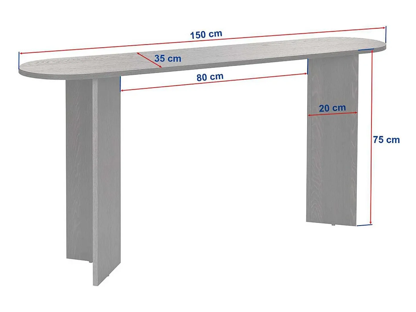 Aparador – 150cm x 75cm x 35cm – Negro – MDF