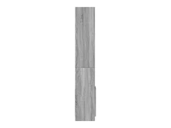 Aparador alto madera de ingeniería gris Sonoma 92x33x180 cm