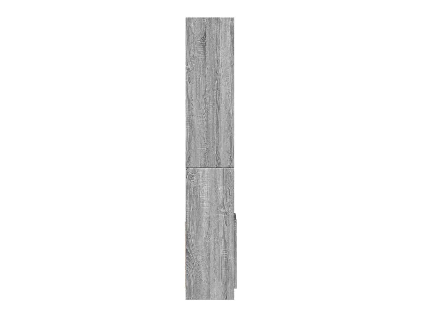 Aparador alto madera de ingeniería gris Sonoma 92x33x180 cm