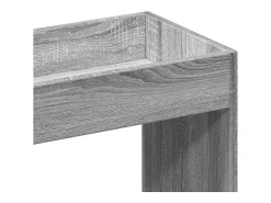 Aparador alto madera de ingeniería gris Sonoma 92x33x180 cm