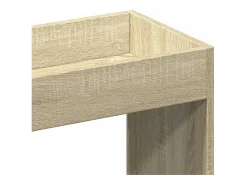 Aparador alto madera de ingeniería roble Sonoma 92x33x140 cm
