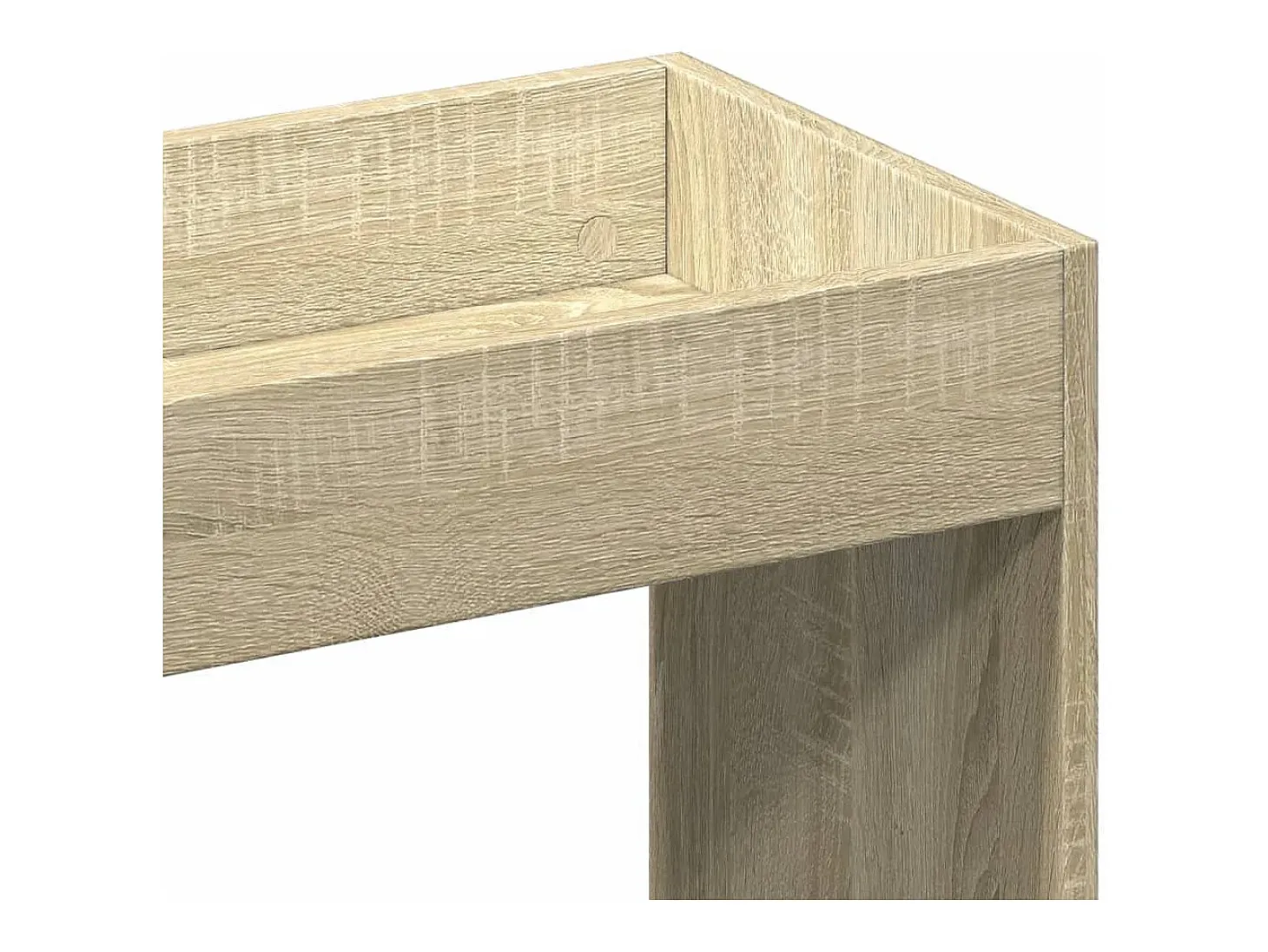 Aparador alto madera de ingeniería roble Sonoma 92x33x140 cm