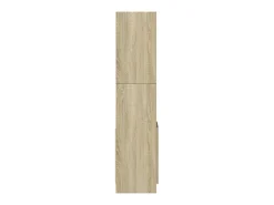 Aparador alto madera de ingeniería roble Sonoma 92x33x140 cm