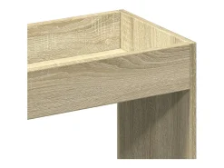Aparador alto madera ingeniería roble Sonoma 63x33x100 cm