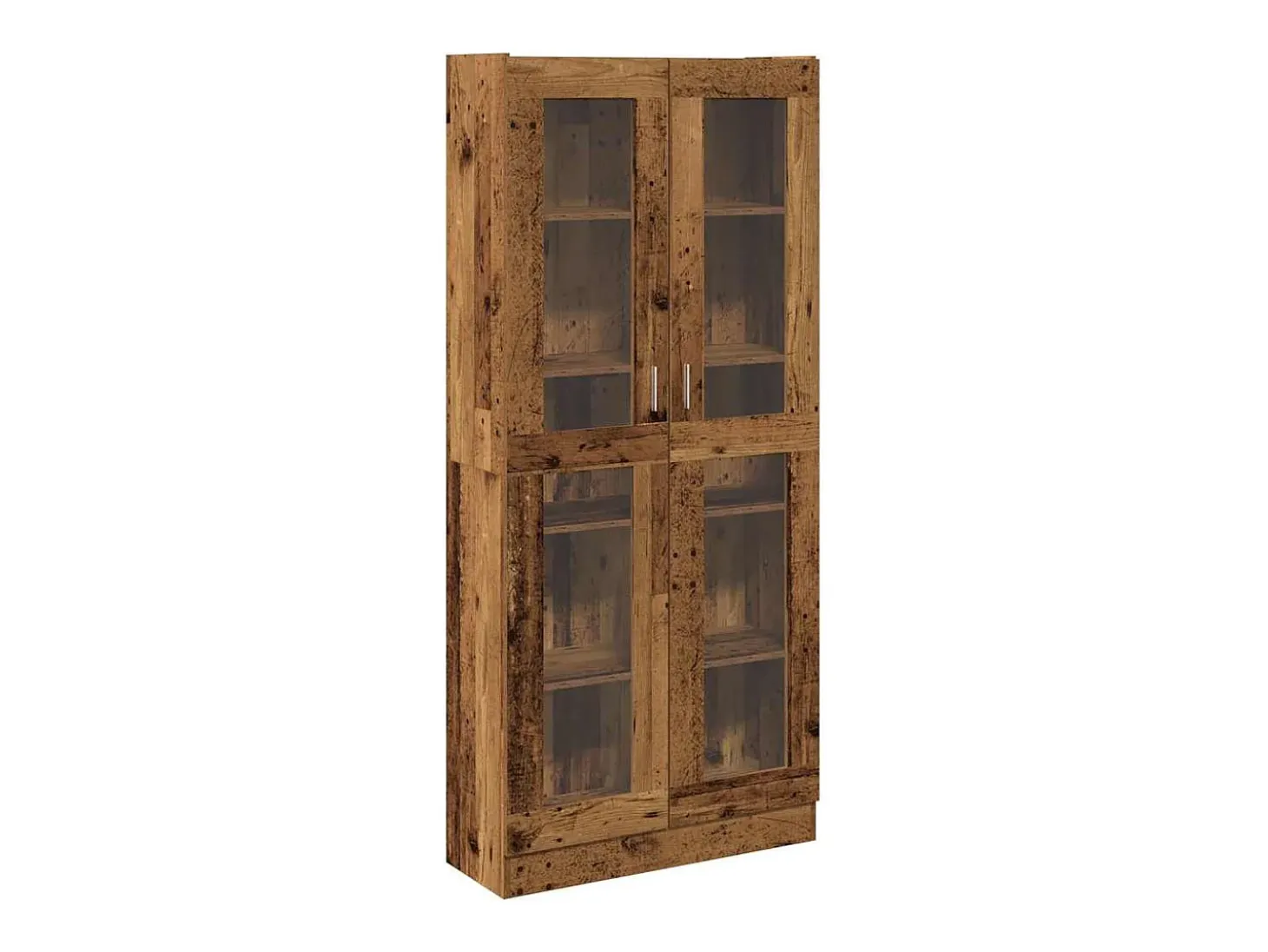 Aparador alto madera vieja 82,5x30,5x185 cm madera contrachapada