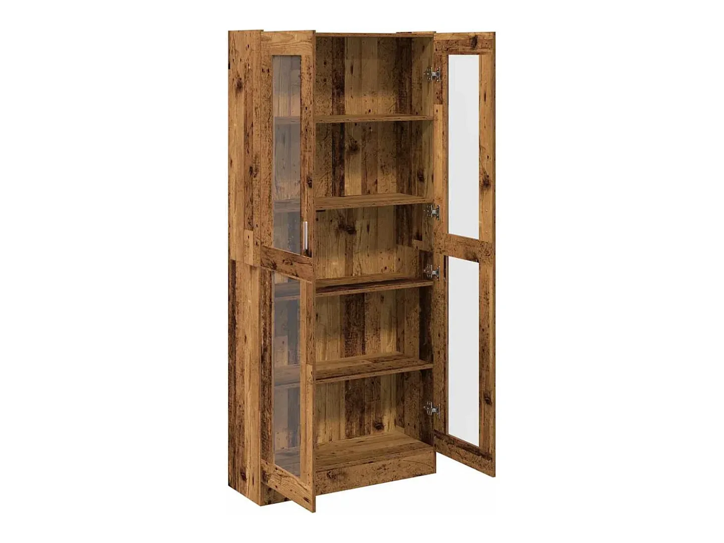Aparador alto madera vieja 82,5x30,5x185 cm madera contrachapada