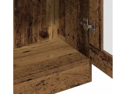 Aparador alto madera vieja 82,5x30,5x185 cm madera contrachapada