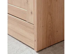 Aparador alto 80x200x45 cm roble natural