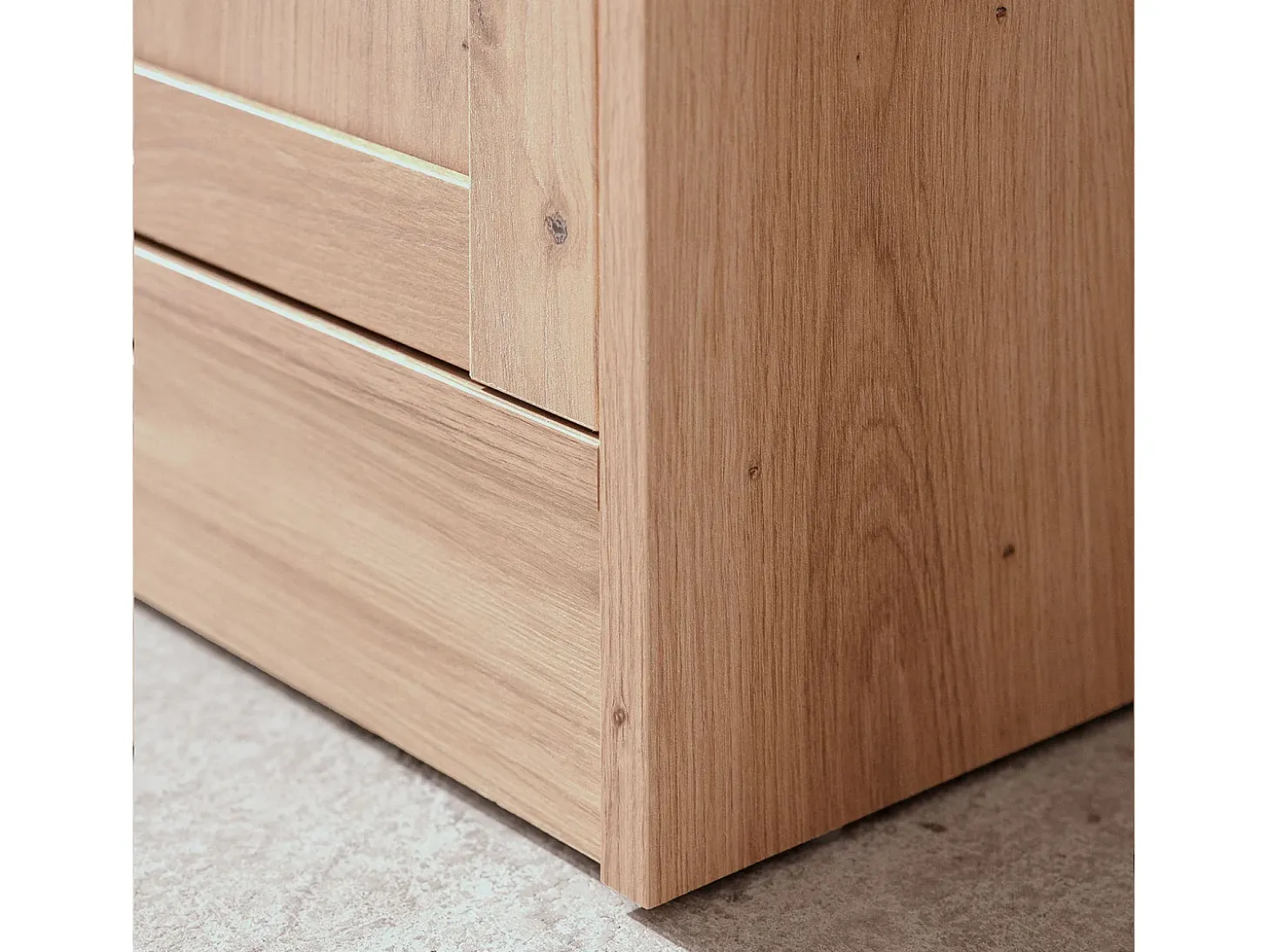 Aparador alto 80x200x45 cm roble natural