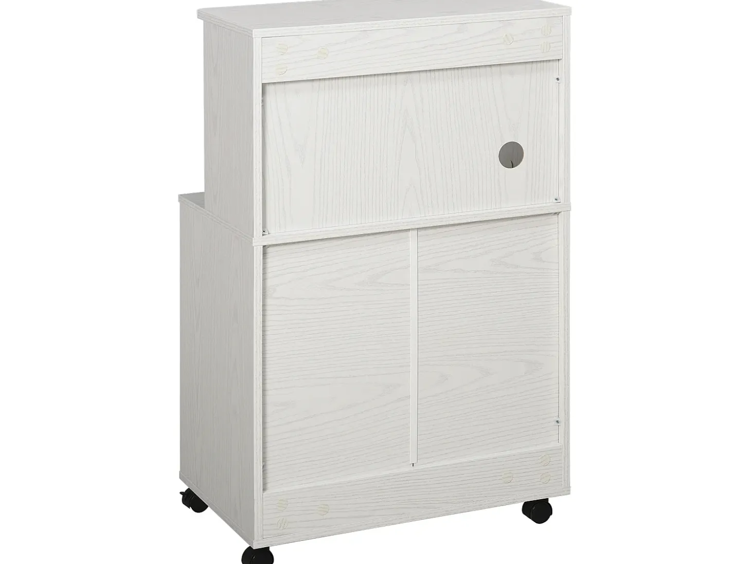 Aparador auxiliar para microondas blanco 60.4x40.3x97 cm HOMCOM
