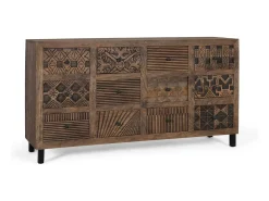 Aparador fabricado a mano en madera de mango maciza 160cm