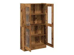 Aparador madera ingeniería madera envejecida 82,5x30,5x150 cm