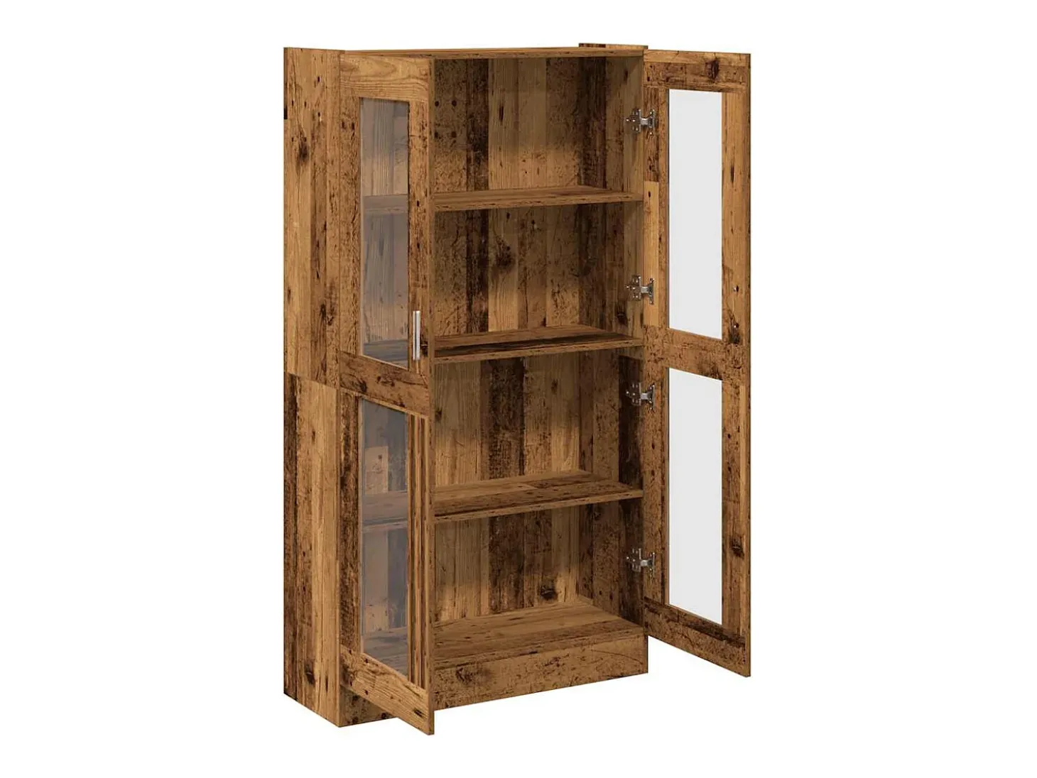 Aparador madera ingeniería madera envejecida 82,5x30,5x150 cm