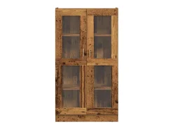 Aparador madera ingeniería madera envejecida 82,5x30,5x150 cm