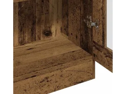 Aparador madera ingeniería madera envejecida 82,5x30,5x150 cm
