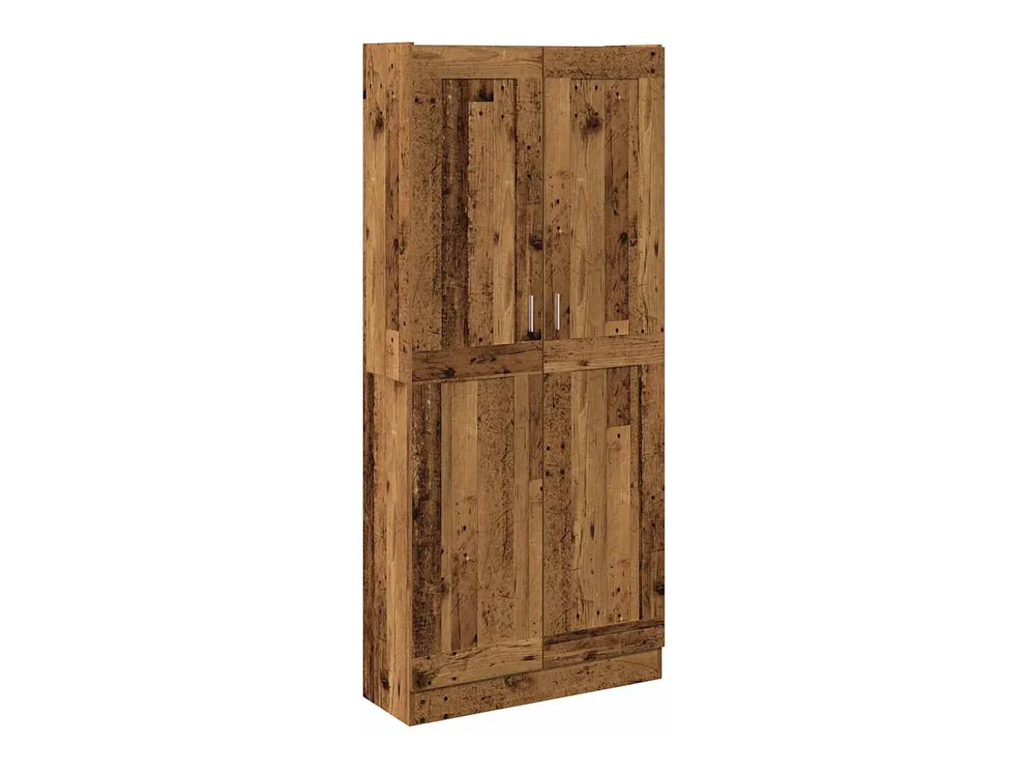 Aparador madera ingeniería madera envejecida 82,5x30,5x185 cm