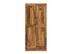 Aparador madera ingeniería madera envejecida 82,5x30,5x185 cm