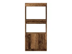Aparadorde madera de ingeniería madera envejecida 63x33x140 cm