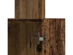 Aparadorde madera de ingeniería madera envejecida 63x33x140 cm
