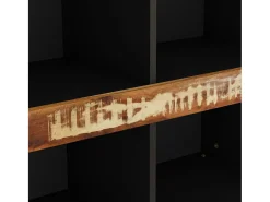Armario auxiliar madera maciza reciclada 85x33x75 cm