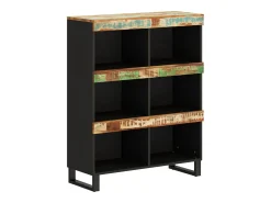 Armario auxiliar madera maciza reciclada 85x33x107 cm