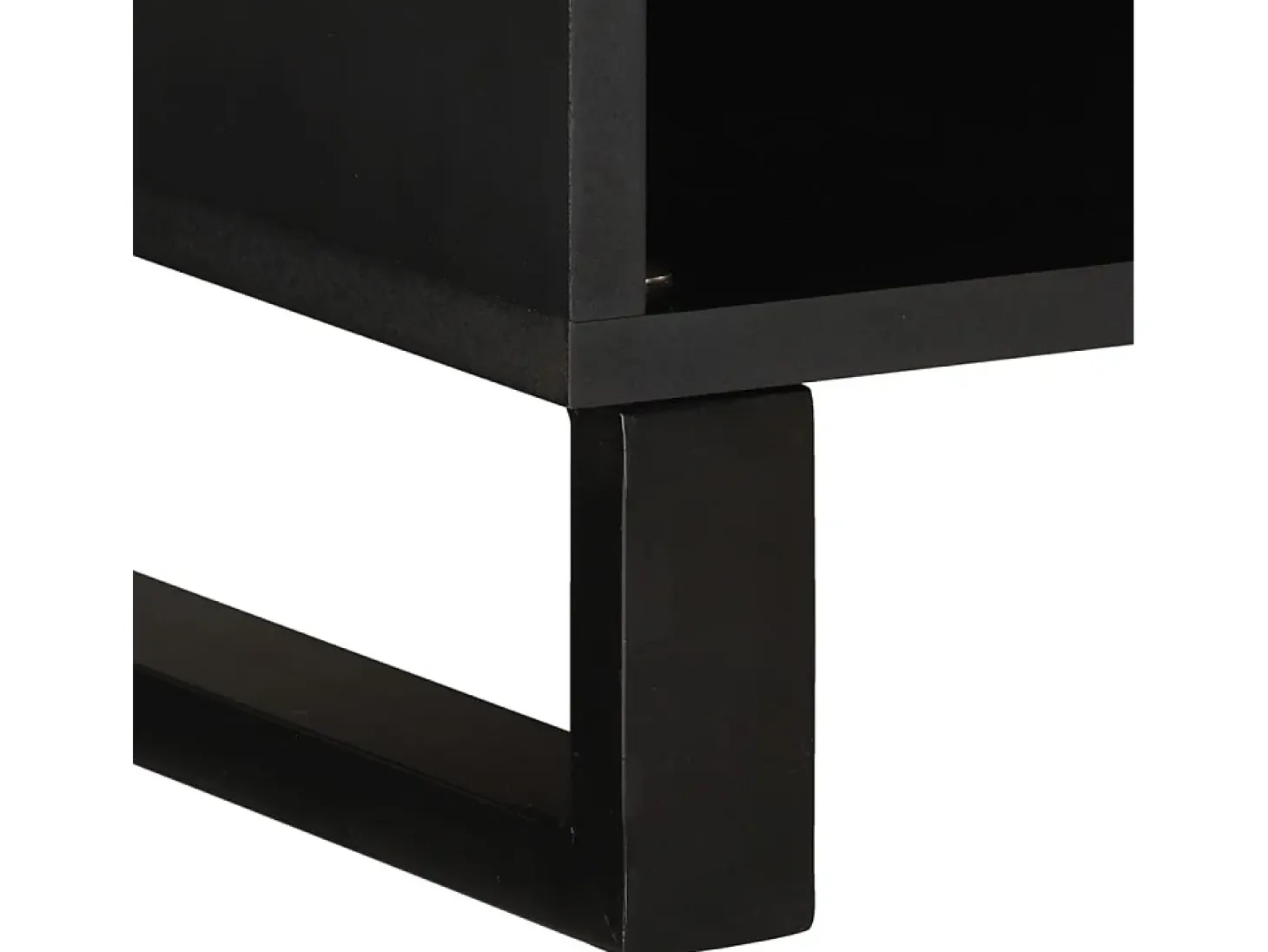 Armario auxiliar madera maciza de mango 60x33x107 cm