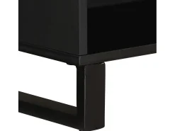 Armario auxiliar madera maciza de mango 60x33x75 cm