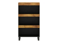 Armario auxiliar madera maciza de mango 60x33x107 cm