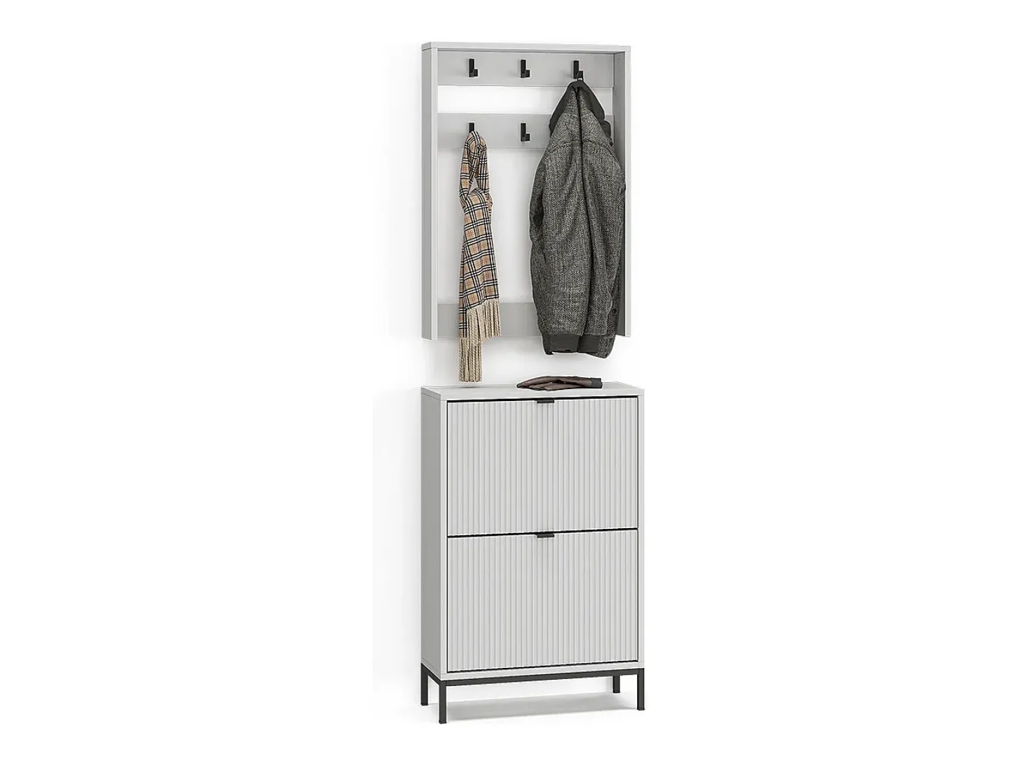 Armario blanco 60x24x92 eliza