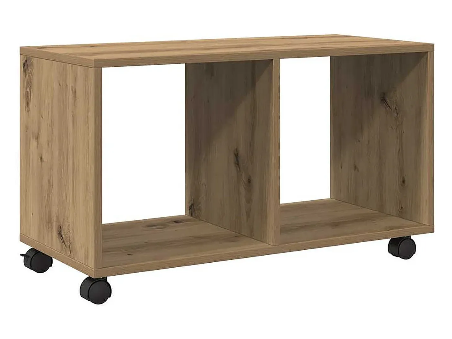 Armario con ruedas madera ingeniería artisian 72x33x42,5 cm