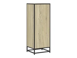 Armario de libros contrachapada color roble 40x35x107,5 cm