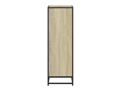 Armario de libros contrachapada color roble 40x35x107,5 cm