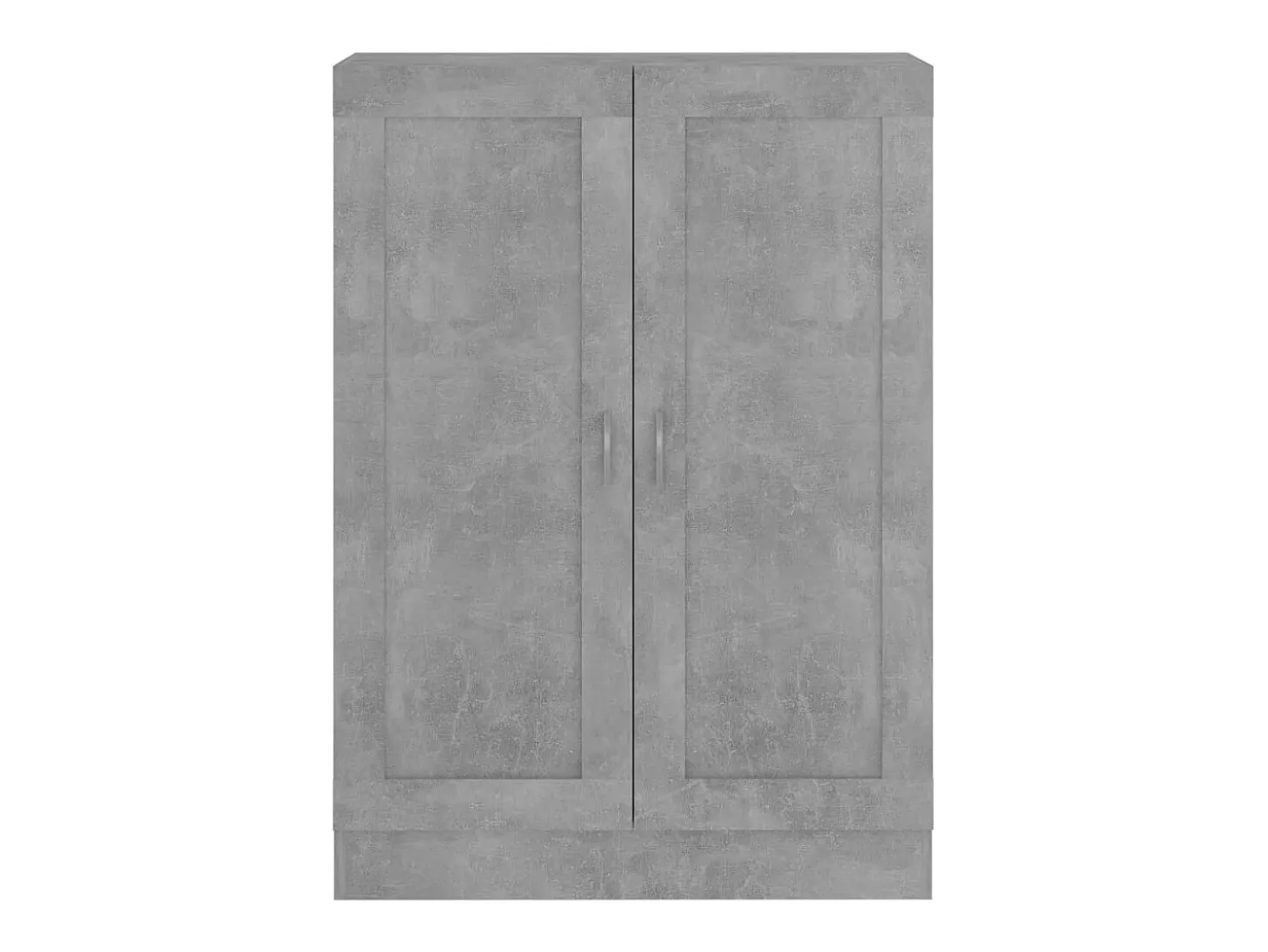 Armario de libros contrachapada gris hormigón 82,5x30,5x11 cm
