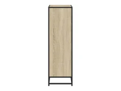 Armario de libros contrachapada color roble 65,5x33x107,5 cm