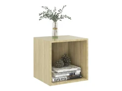 Armario de pared de roble Sonoma de 37 x 37 x 37 cm, madera de ingeniería