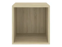 Armario de pared de roble Sonoma de 37 x 37 x 37 cm, madera de ingeniería