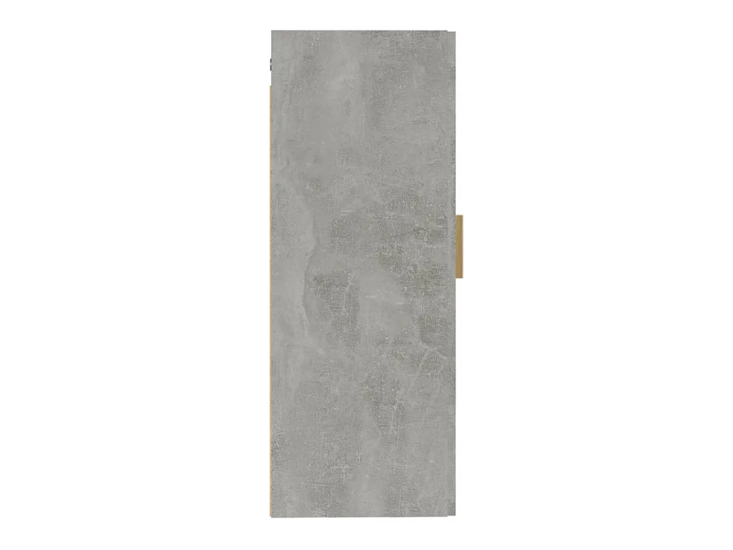 Armario de pared gris hormigón 35x34x90 cm Madera de ingeniería